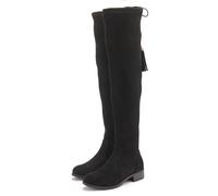 Overkneestiefel LASCANA Gr. 40, Varioschaft, schwarz Damen Schuhe (72425236-40) schwarz
