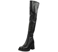 Overkneestiefel STEVE MADDEN "STEVE MADDEN Stiefel Lederimitat", Damen, Gr. 39, schwarz, Lederimitat, Schuhe (88349268-39) schwarz