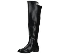 Overkneestiefel STEVE MADDEN "STEVE MADDEN Stiefel Lederimitat/Textil", Damen, Gr. 38, schwarz, Lederimitat, Textil, Schuhe (59488506-38) schwarz