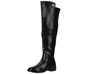 Overkneestiefel STEVE MADDEN "STEVE MADDEN Stiefel Lederimitat/Textil", Damen, Gr. 38, schwarz, Lederimitat, Textil, Schuhe (59488506-38) schwarz