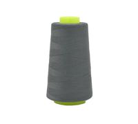 Overlockgarn 3000 Yard - Stärke 120 - 100 % Polyester - Reißfest & Farbecht - Für Overlock und Coverlock - 1 Kone - 30 Farben verfügbar - Nähgarn für alle Näharbeiten (661 mid grey mel.)