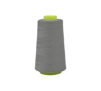 Overlockgarn 3000 Yard - Stärke 120 - 100 % Polyester - Reißfest & Farbecht - Für Overlock und Coverlock - 1 Kone - 30 Farben verfügbar - Nähgarn für alle Näharbeiten (651 light grey mel.)