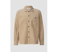 Overshirt aus diagonalem Feincord XL Beige 2172391.8161.XL