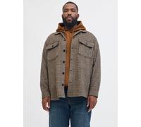 Overshirt Plus Size EU4XL US2XL Braun
