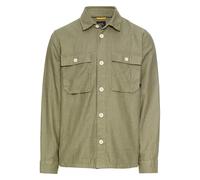 camel active - Overshirt aus Leinen-Baumwoll-Mix dusty khaki - Gr. - XXL