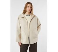Oversize Doubleface-Cape beige M