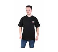 Oversize Herren T-Shirt Basic Long Tee Designer Shirt Basic Tee Sommer TS-5001 M Schwarz