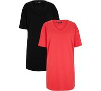 Oversize-Kleid mit aus reiner Baumwolle (2er Pack) 36/38 (S)