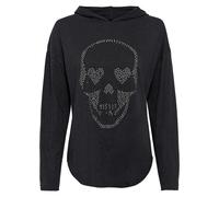 Oversize-Longshirt mit Kapuze 36/38 (S)