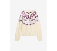 Oversize Norweger-Strickjacke 36/38 (S)