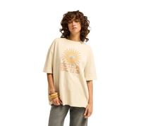 Oversize-Shirt BILLABONG "A/DIV Good Vibes", Damen, Gr. S, beige (oatmeal), Obermaterial: 100% Baumwolle., Shirts (52693124-S) oatmeal