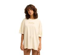 Oversize-Shirt BILLABONG "Familiar Roads", Damen, Gr. M, beige (weiß cap), Obermaterial: 100% Baumwolle., Shirts (91523217-M) weiß cap