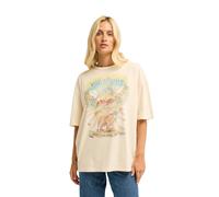Oversize-Shirt BILLABONG "Pour Your Heart", Damen, Gr. S, weiß cap, Obermaterial: 100% Baumwolle., Shirts (31900330-S) weiß cap