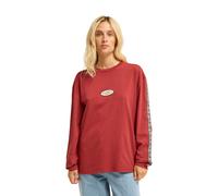 Oversize-Shirt BILLABONG "Since 73 Still Chill", Damen, Gr. S, burnt russet, Obermaterial: 70% Baumwolle, 30% Baumwolle., Shirts (20405017-S) burnt russet