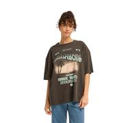 Oversize-Shirt BILLABONG "Take A Tour", Damen, Gr. M, braun (off schwarz), Obermaterial: 100% Baumwolle., Shirts (46940146-M) off schwarz