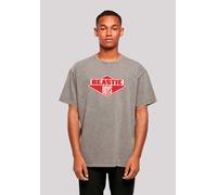 Oversize-Shirt F4NT4STIC "The Beastie Boys", Herren, Gr. L, grau (asphalt), Obermaterial: 100% Baumwolle, oversize, Rundhals, ohne Bündchen, Shirts, Premium Qualität (58701319-L) asphalt