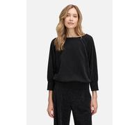 Oversize-Shirt im Glitzer-Look Schwarz Damen