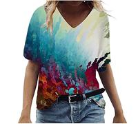 Oversize Shirt Langes Shirt Damen Oversize Sommer Tshirt Damen Tshirt Damen Damen Tunika Lang Kurzarm Shirt Damen