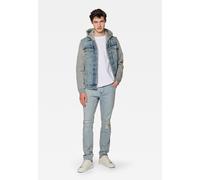 Oversize-Shirt MAVI "SHORT SLEEVE TEE", Herren, Gr. L, weiß, Stoff, 100% Baumwolle, unifarben, weit normal, Rundhals, Shirts, Oversize (83798346-L) weiß