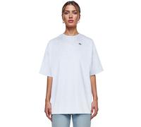 Oversize-Shirt TRUEPRODIGY "Nika F Logo Stickeri Oversized Rundhals", Damen, Gr. XXL, grau (graumelange), Obermaterial: 50% Baumwolle CO. 50% Polyester PES., Rundhals, Shirts (26660802-XXL) graumelang
