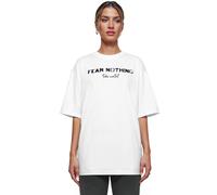 Oversize-Shirt TRUEPRODIGY "Noa F Logo Print Oversized Rundhals", Damen, Gr. M, weiß, Obermaterial: 100% Baumwolle CO., Rundhals, Shirts (73620430-M) weiß