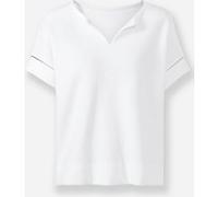 Oversize-Shirt weiß 44