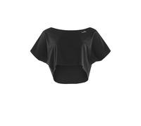 WINSHAPE Damen Functional Light Cropped Dance-top Dt104 T-Shirt, Schwarz, XS EU