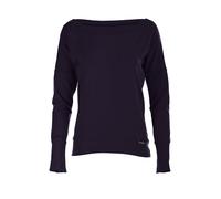 Oversize-Shirt WINSHAPE "Longsleeve WS2", Damen, Gr. L, blau (night blau), 90% Baumwolle, 10% Elasthan, U-Boot-Ausschnitt, Shirts (55308524-L) night blau