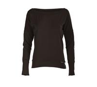 Oversize-Shirt WINSHAPE "Longsleeve WS2", Damen, Gr. XXL, schwarz, 90% Baumwolle, 10% Elasthan, U-Boot-Ausschnitt, Shirts (79006109-XXL) schwarz