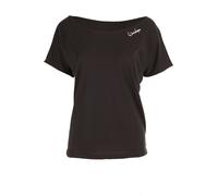 WINSHAPE Damen Ultra Leichtes Modal-kurzarmshirt Mct002 Kurzarmshirt, Schwarz, XL EU