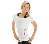 Oversize-Shirt WINSHAPE "WTR12", Damen, Gr. M, weiß, 90% Baumwolle, 10% Elasthan, U-Boot-Ausschnitt, Shirts, Dance-Style (49234205-M) weiß