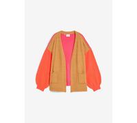 Oversize-Strickjacke mit Color-Blocking 48/50 (XL)