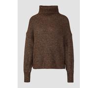 Oversize-Strickpullover mit weiten Ärmeln und Rollkragen 36 braun 2170821.8945.36