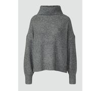 Oversize-Strickpullover mit weiten Ärmeln und Rollkragen 44 grau 2170821.9730.44