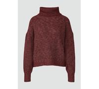 Oversize-Strickpullover mit weiten Ärmeln und Rollkragen 46 rot 2170821.3902.46
