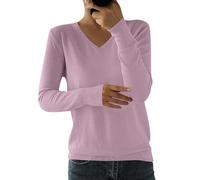 Oversize Stricktop Sommer Strick-Oberteile Elegant Strickpullover Slim Fit Pulli Leichte Strickjacke Damen Sommer 2025 XL Light Purple