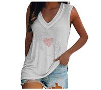 Oversize T Shirt Damen Shirt Pink Damen Kariertes Hemd Damen Partner Tshirt Fun-T Damenblusen Sommer Grosse Grössen Damen Bade Tankini Oberteil(Weiß, S)