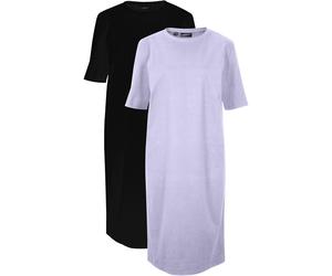 Oversize-T-Shirtkleid aus reiner Baumwolle (2er Pack) 36/38 (S)