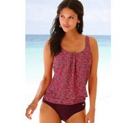 KANGAROOS Oversize-Tankini Damen pink-bedruckt Gr.48