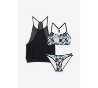 Oversize-Tankini mit Bustier-Bikinioberteil (3-tlg.Set) 42