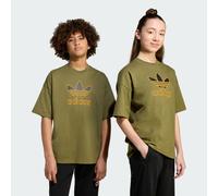 adidas Originals "TEE" lockerer und lässiger Schnitt, für Kinder, mit großem Trefoil-Logo (12376343-146) focus olive