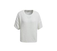 oversized 1/2 sleeve pullover with roundneck Weiß S