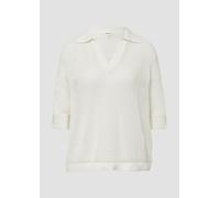 Oversized Ajour-Polo 32 creme 2166484.0210.32