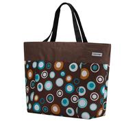 Oversized Bag Strandtasche für holiday duffle bag brown Bubble unisex - Dunkelbraun Braun