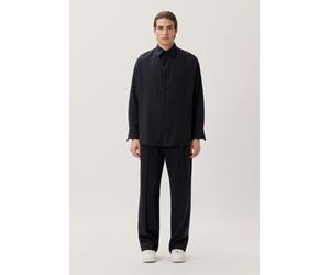 Oversized Casual Hemd Uni Blau L (01.747440-0019-L)