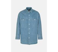 Oversized Hemd Uni Blau XS (01.744485-0014-XS)