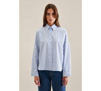 Oversized Hemdbluse Boxy Blau 36 (60.135264-0014-36)