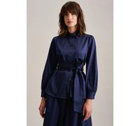 Oversized Hemdbluse Uni Blau 38 (60.135783-0018-38)