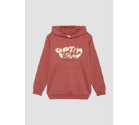 Oversized Hoodie mit Frontprint 146/152 rot 2163152.3847.146_152
