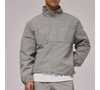 Oversized Jacke mit Trichterkragen, leicht, wasserdicht, mit Reißverschluss, markiert, Oberteil nur, Frühling Sommer Essentials Urlaub
